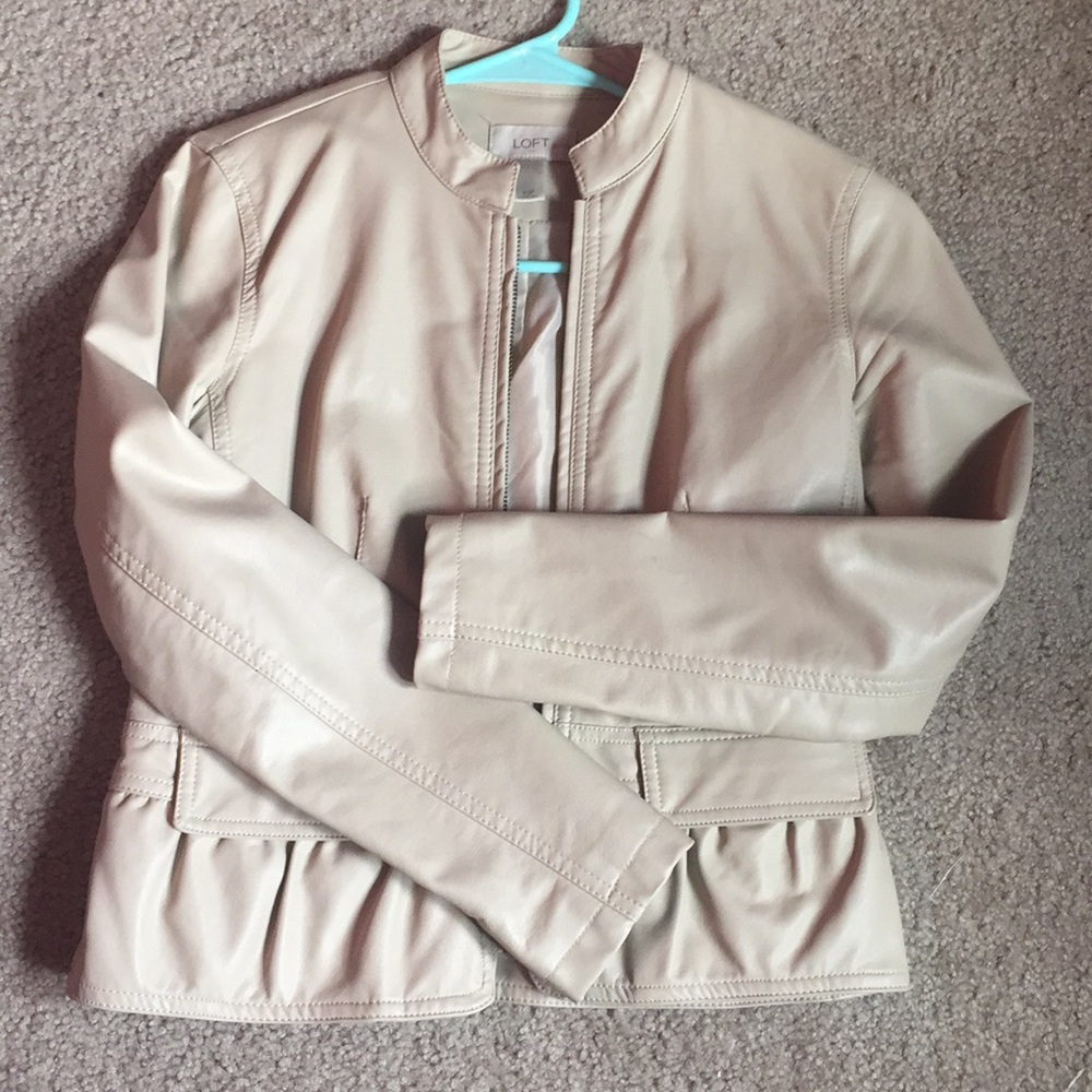 LOFT leather jacket